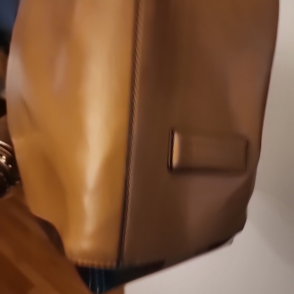 Vince Camuto PVC/ Leather Top Handle Tote Handbag - Picture 8 of 13